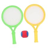 PAMINGONO Kinder Tennis Set 1 Paar Kunststoff Tennisschläger Mit Ball Outdoor Spielzeug Perfekt...
