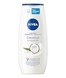 NIVEA Coconut & Jojoba Oil Pflegedusche (250 ml), pH-hautneutrales Duschgel mit natürlichem...