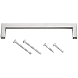 Stahlia Möbelgriff Edelstahl 128mm Lochabstand Schrankgriffe Edelstahl gebürstet Küchengriffe...