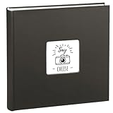 Hama Fotoalbum Jumbo 30x30 cm (Fotobuch mit 100 weißen Seiten, Album für 400 Fotos zum...