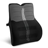 Quirlig Lendenwirbelkissen, Lendenkissen Auto, Lordosenstütze Auto, Rückenkissen Auto Memory Foam,...