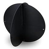 MARINEO Ankerball 30cm Schwarz - Signal-Ankerball für Ankerlieger, 2-teilig, platzsparend,...