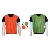 Precision - Trainingslatz wendbar für Herren/Damen Unisex (170) (Orange/Grün)