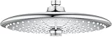 Kopfbrause wassersparend, 7,5l pro Min (Regendusche mit 3 Strahlarten, Duschkopf mit Antikalk...