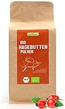 dreikraut Bio-Hagebuttenpulver | 1 kg | Rohkostqualität, gemahlen | Wildsammlung aus Europa | 100%...
