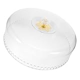 FIXOSHEE Transparente Tortenglocke 28cm Durchmesser Runde Kuchenkuppel aus Stabilem Kunststoff...