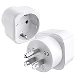 Jsdoin Reiseadapter USA Adapter Steckdose, Travel Adapter USA, Adapter USA Deutschland Stecker,...