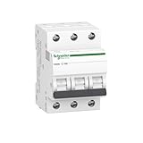 Schneider Electric A9K02316 Leitungsschutzschalter 1er Pack K60N 3P, 16A, C Charakteristik, 6kA