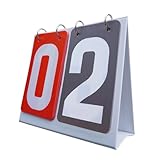 Perfeclan Sport-Anzeigetafel mit 2-stelliger Anzeigetafel und Wendeknopf für Mannschaftsspiele wie...