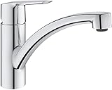 GROHE Start - Einhand-Spültischarmatur (DN 15, Schwenkbereich 140°, Einlochmontage), chrom,...