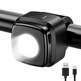 OnMeto Fahrradlicht Vorne,IPX5 Wasserdicht Frontfahrrad Lampe Fahrrad licht,USB Typ-C...