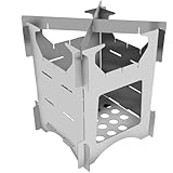 Kompakter Outdoor-Taschenofen, Edelstahl, zusammenklappbarer Mini-Brenner, effizienter...