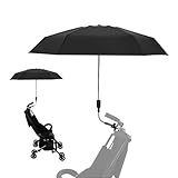 Homefantasy Kinderwagen Regenschirm Universal, Kinderwagen Sonnenschirm, UV Schutz 50+ / 90 cm...