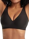 HBselect Nahtloser BH Damen Ohne Bügel V-Ausschnitt Bralette Weicher Push-Up BH Gepolstert...