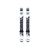Snowfeet Kurze Mini-Ski für Schnee | 90 cm | Snowblades Skiboards Skiblades Kleine Ski (Weiß)
