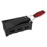 Opatiny Tragbares Käsefondue-Set mit kerzenbetriebener Heizung für Camping, Zuhause und Outdoor,...