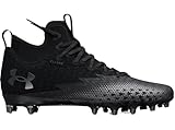 Under Armour Stollen für Herren, Schwarz/Metallic-Silber, 41 EU