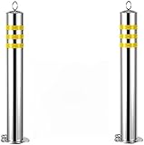 Abschließbare Parkplatzsperre aus Edelstahl – sichere Auffahrt-Sicherheitsmange – einfache...