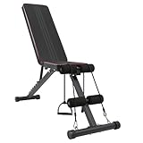 Panana Verstellbare Hantelbank Klappbare Multifunktion Training Fitness Bank Bauchtrainer...