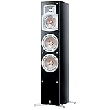 Yamaha NS 555 Stand Lautsprecher System (3-Wege Bassreflex, Waveguidehorn, 100W) klavierlackschwarz,...