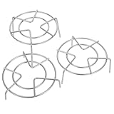 Ipetboom 3 Stück Edelstahl Dämpfeinsatz für Schnellkochtöpfe Stabiles Dreibein Hitzebeständig...