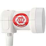 DUR-line +Ultra Single LNB - 1 Teilnehmer weiß - mit LTE-Filter [ Test SEHR GUT *] 1-Fach, digital...