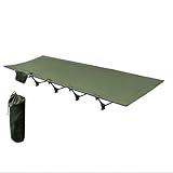 PHHCA Feldbett Faltbar Campingbett, Ultraleichtes Feldbett Tragbares,Feldbett Camping Bett,für...