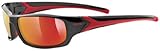 Uvex Sportbrille Sonnebrille Sportstyle 211 Black red