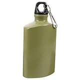 POPETPOP 500-Ml-Edelstahl-Feldflasche Tragbare Feldflasche Wanderwasserflasche Zum Wandern Camping...