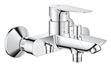 GROHE StartEdge - Einhand- Wannenarmatur (mit Temperaturbegrenzer, variable Mengenbegrenzung,...