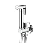 Ibergrif Bidet Handbrause für WC, Einhebelmischer mit Kaltwasser, WC-Dusche Set mit Schlauch und...