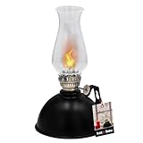 KOTARBAU® Petroleumlampe Glas Öllampe mit Regulierbare Flame 20 cm Campinglampe Petroliumöllampe...