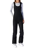 Acrawnni Damen Isolierte wasserabweisende Schnee-Trägerhose Salopettes wasserdichte Hose Outdoor...