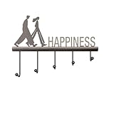 LJHFG63KUYT Gaderobe Garderobenhaken, Wandgarderobe, Hängegarderobe im Eingangsbereich, dekorative...