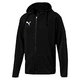 PUMA Herren LIGA Casual Hoody Jacket Jacke, Puma Black-Puma White, XL