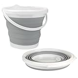 Beldray Faltbarer Eimer 10 L – Putzeimer, Pop-up-Eimer, zusammenklappbare Waschschüssel, Ideal...