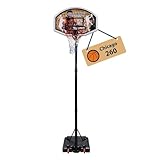 HUDORA Basketballständer Chicago - Basketball Ständer von 206-260cm höhenverstellbar - Mobiler...