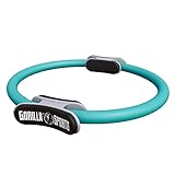 GORILLA SPORTS® Pilates Ring - Ø 36cm, Doppelgriff, Übungen + Tasche, gepolstert, Rutschfester,...