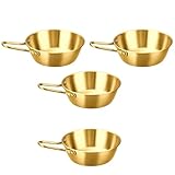 ZBIianxer Picknick-Schüssel, Bergsteigen, Wasserbecher-Set, Edelstahl, Campingschüssel-Set mit...