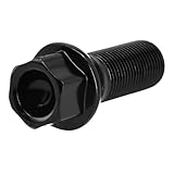 Kompatibel mit E70 E70N E71 F20 F21 F22 F45 Radmuttern schwarze Stahlmutter Autozubehör...