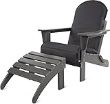 normani Original Adirondack Gartenstuhl in Holzoptik aus extra stabilem und langlebigem recyeltem...