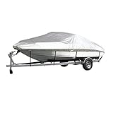 NEWFUN Abdeckplanen Für Boote, 14-16FT Bootsplane, Bootsplane Wasserdicht, Staubdichte...