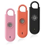 Fauxomor Taschenalarm für Frauen,3 Stück 140DB Schrillalarm Schlüsselanhänger mit...