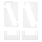 WAHEWUD 2 Stück 2 Stück Fotorahmenständer, Acryl-Staffeleien, Präsentationsständer, guter...