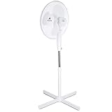 TRESKO AERSON Standventilator 40cm | Ventilator höhenverstellbar bis 120cm | hoher Luftdurchsatz...