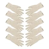 iplusmile Kleine Größe Einweghandschuhe 20 Stück für Lebensmittelechte Latexhandschuhe Schutz...