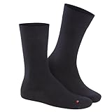 KUNERT Hudson Herren Socken Air Plush anatomische Sohle Black 39-42