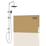 EISL EASY ENERGY Duschset, Duschsystem ohne Armatur 2 in 1 mit großer Regendusche (176 x 176 mm)...