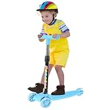 Scooter für Kinder - Kick -Roller mit Traggurt | Faltbarer Roller für Kinder mit verstellbarem...