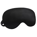 Audamp Schlafmaske Augenmaske Nachtmaske Verstellbarem Band Hautfreundlich Seide Ultraweiche...